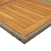 vidaXL 11-tlg. Garten-Essgruppe mit Kissen Grau Poly Rattan Produktbild-Vorschau 5