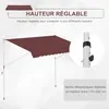 Outsunny Store banne Manuel ršŠtractable 3L x 1,5l m Auvent Voir les images du produit 4
