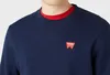 WRANGLER Herren, Sweatshirt SIGN OFF CREW, 4XL, Blau, Produktbild-Vorschau 3
