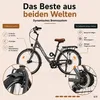 oToMUNICH Plus Boring Grey 28 Zoll Fahrrad, Shimano 7-Gang, Produktbild-Vorschau 6