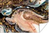 MuchoWow® Poster Marmoroptik - Gold - Schwarz - Glitzer - Produktbild-Vorschau 1