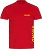 multifanshop Kinder T-Shirt - Ghana - Brust & Seite, rot, Produktbild-Vorschau 1