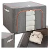 EDIBAZZAR | Organisateur pliable, grand sac à vêtements Voir les images du produit 3