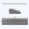 Kissen Bett Rückenkissen Lesekissen für Bett Und Sofa Produktbild-Vorschau 2