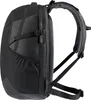 Side view of a black backpack. Produktbild-Vorschau