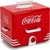 A red and white Coca-Cola branded hot dog steamer. Anteprima dell’immagine prodotto
