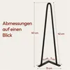 Yaheetech 4x Tischbein Tischgestell Möbelbein Produktbild-Vorschau 3