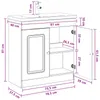 Ensemble de mobilier de salle de bain Bois ancien Voir les images du produit 10