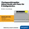 Exquisit Tischgeschirrspüler GSP206-030D silber | 6 Produktbild-Vorschau 19