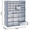 viaczásuvkový organizér vidaXL s 39 zásuvkami 38x16x47 cm Náhľad obrázku produktu 6