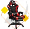 Poltrona da gaming rosso e nero con cuscino HR-RED Anteprima dell’immagine prodotto 8