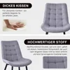 HOMAVO Esszimmerstuhl 2er-Set – Gepolsterte Stühle mit Produktbild-Vorschau 2