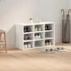 vidaXL Szafka na buty z półką Biała 77,5 x 30 x 51 cm Podgląd zdjęcia produktu 4