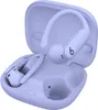 A pair of purple Beats Powerbeats Pro wireless earbuds are shown in their open charging case. Produktbild-Vorschau