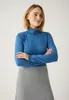 MORE & MORE Turtleneck Pullover winterblue 34 Produktbild-Vorschau 1