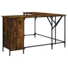 Schreibtisch Räuchereiche 141x141x75 cm Holzwerkstoff Produktbild-Vorschau 1
