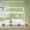 ML-Design Kinderbett 80x160 cm mit Matratze, Dach und Produktbild-Vorschau 2