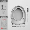 Ibergrif WC Sitz O Form Lunette Fallbremse Sanitär Produktbild-Vorschau 7