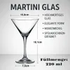 Martini Gläser Martinigläser Martinischale Cocktailglas Produktbild-Vorschau 3
