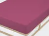 A close-up, studio shot of a fitted sheet on a bed frame. Produktbild-Vorschau