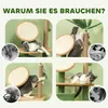 PawHut Škrabadlo 139 cm, stromček pre mačky s búdkou, pre Náhľad obrázku produktu 7