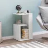 Tavolino laterale bianco FineBuy, 35x61x30 cm, in legno. Anteprima dell’immagine prodotto 1