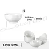 Service de table en porcelaine, LOVECASA SWEET Set de 6 Voir les images du produit 2