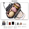 Schwarzer Rucksack – Wickeltasche für Mütter für Fläschchen Produktbild-Vorschau 6