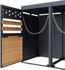 okwish Úložný box na popelnice 2x 120-240 litrů, Náhled obrázku produktu 8