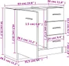vidaXL Waschbeckenunterschrank Betongrau 63x30x54 cm Produktbild-Vorschau 8