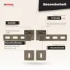 DOMINO Türgriff Drückergarnitur BB-Buntbart Set | Produktbild-Vorschau 7