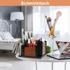 Drehbarer Schreibtisch Organizer aus Holz,6 Fach Produktbild-Vorschau 3