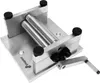 A close-up studio shot of a metal rolling and bending machine with a crank. Produktbild-Vorschau