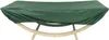 A green cover is draped over a hammock stand. Produktbild-Vorschau