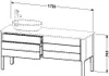 Duravit Duravit Waschtischunterbau LUV 743x1783x570mm Produktbild-Vorschau 2