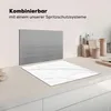 KitchenYeah© Herdabdeckplatte Marmor - Weiß - Linie - Produktbild-Vorschau 3