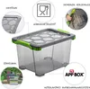 Box 15 l EVO TOTAL PROTECTION, Farbe:Anthrazit & Grün Produktbild-Vorschau 2