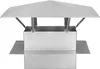 Kaminhaube Edelstahl 200x200 mm – Schornsteinabdeckung Produktbild-Vorschau 1