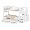 Cama nido de 90x200 cm con cama extraíble de 90x190 cm, 2 Vista previa de la imagen del producto 4
