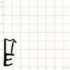 Flügelfalzdichtung 10 mm Falzhöhe - Schwarz - 10cm Muster - Produktbild-Vorschau 3