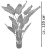 Strelitzia Plante Artificielle Artificiel Plastique Pot Voir les images du produit 6