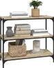 vidaXL Regál Sonoma Dub 80x33x70,5 cm odvozený výrobek ze Náhled obrázku produktu 4