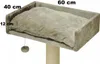 nanook Liegemulde rechteckig mit Kissen - grau - 60 cm Produktbild-Vorschau 4