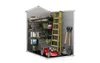 KETER Premium 46S Harz Gartenhaus - Anthrazit Produktbild-Vorschau 3