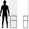 Nábytková konzola dřevěná 40x80x20cm dvojitá Náhled obrázku produktu 8