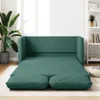 vidaXL Bodensofa mit Schlaffunktion Dunkelgrün 112x174x55 Produktbild-Vorschau 2