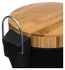 Mülleimer mit bambusdeckel 3l "naturéo" schwarz  - 5 five Produktbild-Vorschau 4