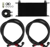 10 Row Universal EngineTransmission Oil Cooler Filter Voir les images du produit 1