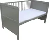 Kinderbett Juniorbett Beistellbett Wiege 140x70 cm 4in1 mit Produktbild-Vorschau 4
