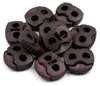 10 Kordelstopper mit zwei Löchern 20x20mm, Durchzug 5mm - Produktbild-Vorschau 1